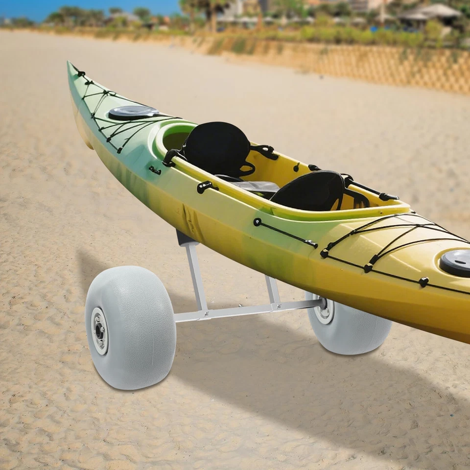 2-Piece 45kg/99.21lb Balloon Wheel Beach Cart Tire Beach Balloon Beach Sand Tire - Image 2 of 4