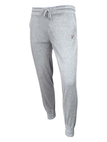 Fila Mujer Jodi Gris Heather Terciopelo Cordón Pantalones Basculador Talla:  XL | eBay