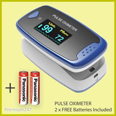 Fingertip Pulse Oximeter SPO2 Heart Rate Blood Oxygen Monitor UK Contec