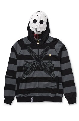 LRG (Lifted Research Group) Friday The 47th Hoodie Black Gray Men's Size 4XL NWT