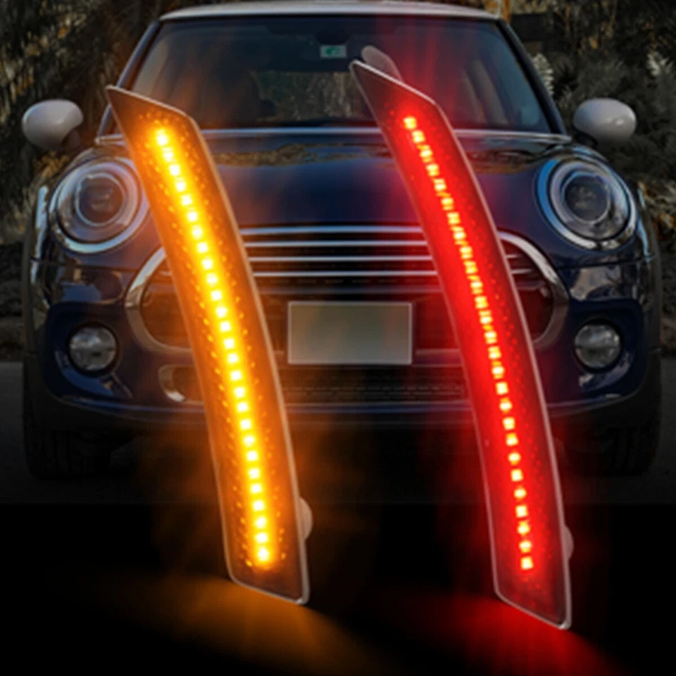 Luces de guardabarros LED delanteras traseras para Mini Cooper R55 R56 R57 R58 R59 R60 Foto 4 de 4
