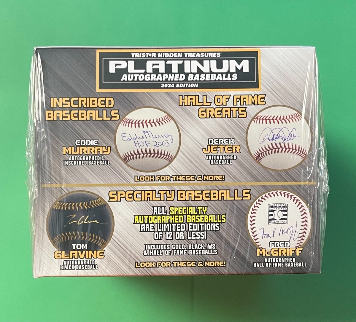 記念グッズ TRISTAR PLATINUM AUTOGRAPHED BASEBALLS 2025 TriStar Hidden Treasures Platinum Autographed Baseball
