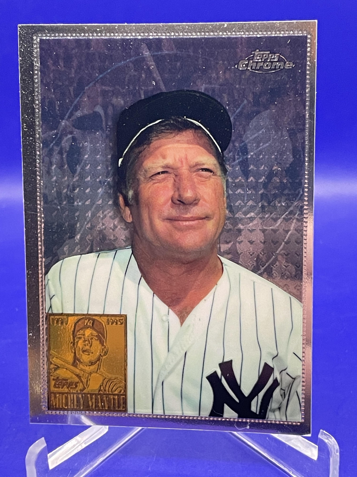 1996 Topps Chrome Mickey Mantle #7 New York Yankees