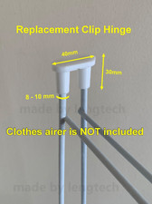 Over Bath Clothes Airer LARGE CLIP HINGE REPAIR (Airer is not included)