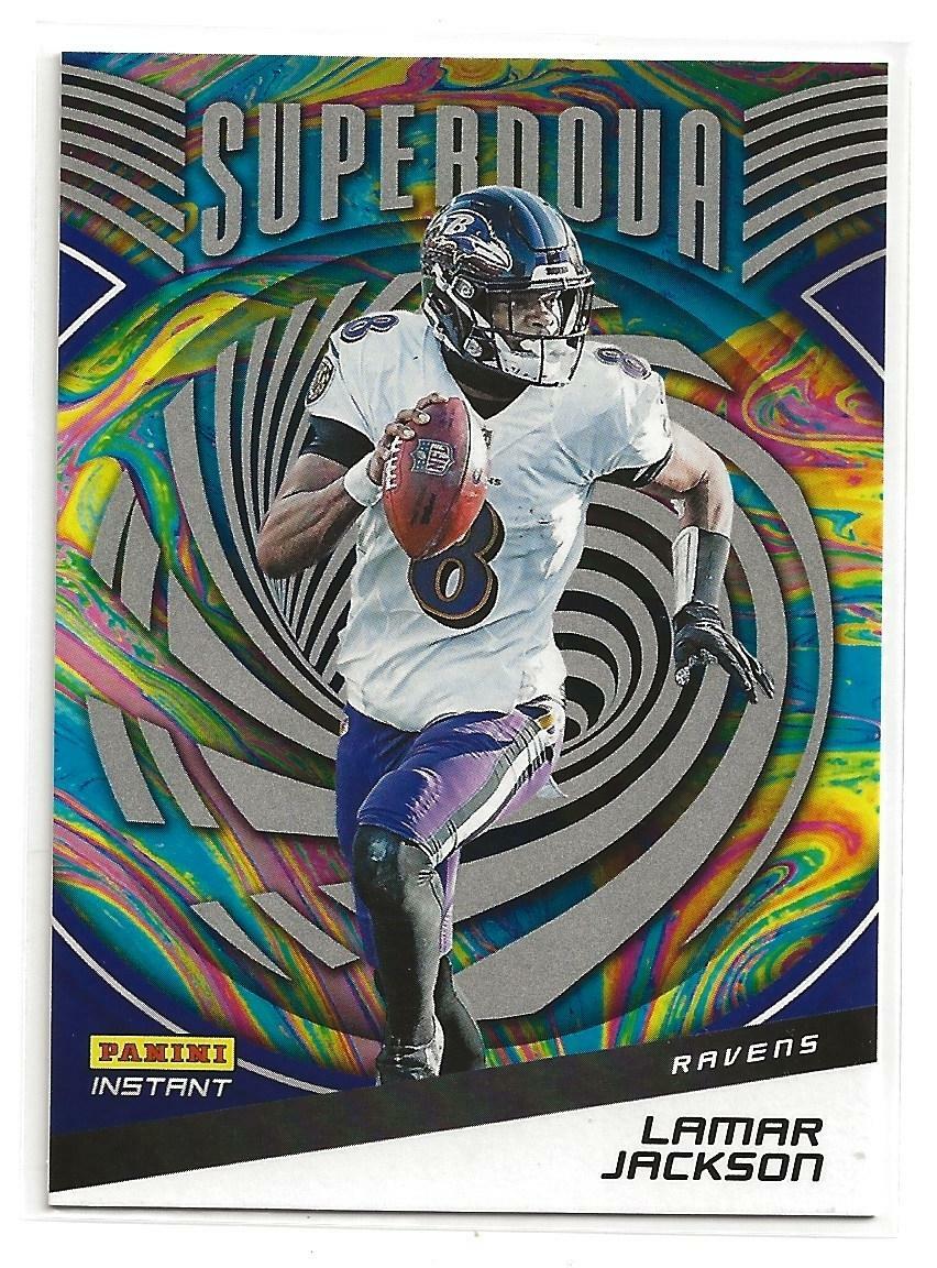 2021 Panini Instant Lamar Jackson Supernova Limited Print Card /3357