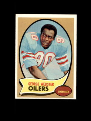 1970 Topps Football #120 George Webster RC STARX 6 EX/MT  (CS810213)