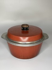 Vintage Kitchen Fair KF Red Cast Aluminum Dutch Oven Stock Pot 10&rdquo; Diameter