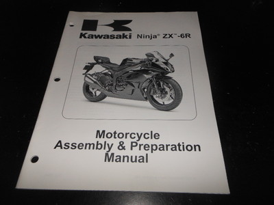 OEM Factory Kawasaki Assembly & Preparation Manual 2007 ZX600 ZX