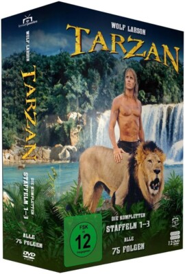 Tarzan Complete Series 1-3 DVD Collection 75 Episodes Wolf Larson