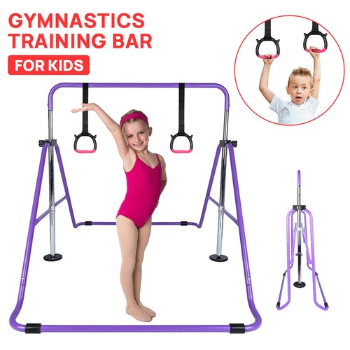 Adjustable Gymnastic Bar Horizontal High Bar Junior Kid for Home Gym