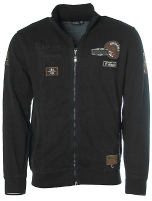 Digel Herren Sweatjacke Jacke Stehkragen Extreme Rock Climbing Black M K6452