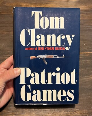 Patriot Games Tom Clancy First Edition 1st Printing Hardcover Crime novel 1987