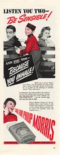 Philip Morris Cigarettes Print Ad Vintage Advertisement Tobacco Johnny 1941