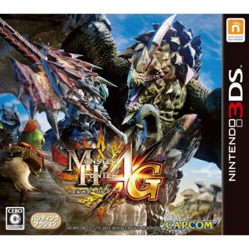 Free Shipping Monster Hunter 4 (Nintendo 3DS, 2013) - Japanese Completed in Box - Photo 1/1