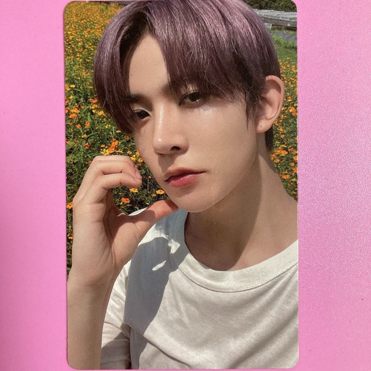 Official Heeseung Photocard Enhypen Orange Blood Weverse Version