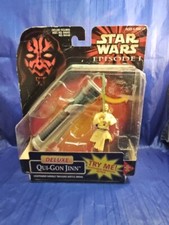 Hasbro Star Wars EP1 Deluxe Obi Wan Lightsaber Handle 3.75" Action Figure