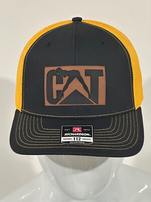 Richardson 112 Black & Gold famous Cat hat with stripper | eBay display picture 3
