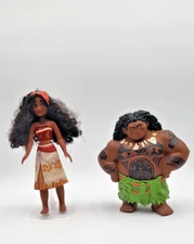 2021  Hasbro Disney Moana Maui Mega Action Figure 8" & 10" Moana Doll  No Hook