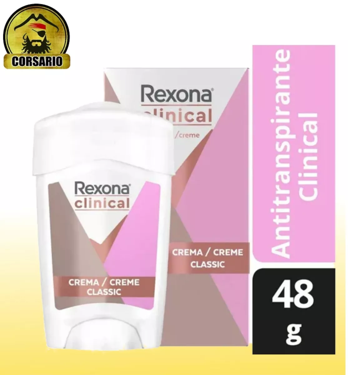 Rexona Clinical Clean Men Antiperspirant Deodorant 48g