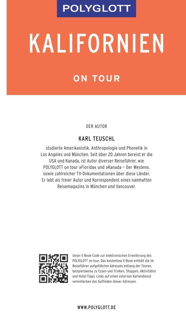 Thumbnail - Karl Teuschl | Polyglott On Tour Reiseführer Kalifornien | Taschenbuch