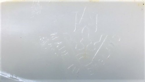 Vintage JAJ PYREX June Rose Sauce Boat - Gravy Server c1960 - Picture 3 of 4