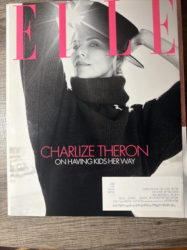Elle Magazine Charlize Theron - May 2018 No. 393