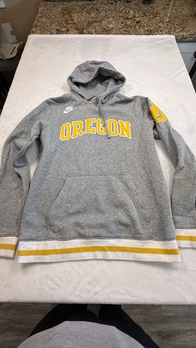 Oregon Ducks Nike Hoodie Herren grau gelb Medium - Bild 1 von 6