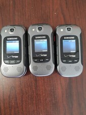 Lot of 3 Samsung SCH-U680 Flip Phone Verizon Working