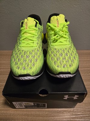 *NEW* Under Armour FLOW Velociti Wind 2 CN, Green/Black, Size 10 Men's Shoes