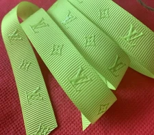 (2X) Louis Vuitton LOT Ribbon [Ltd Edition] TWO YARDS Holiday LV Decor Gift HTF