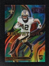 2022 Panini Select Sensations Tie-Dye Prizm 22/25 Chris Olave #SEN-24 v9t