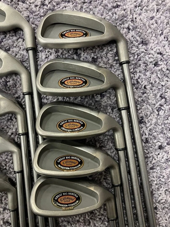 Callaway Big Versa Titanium & Tungsten Irons 10pc R Grade Graphite - Image 3 of 4