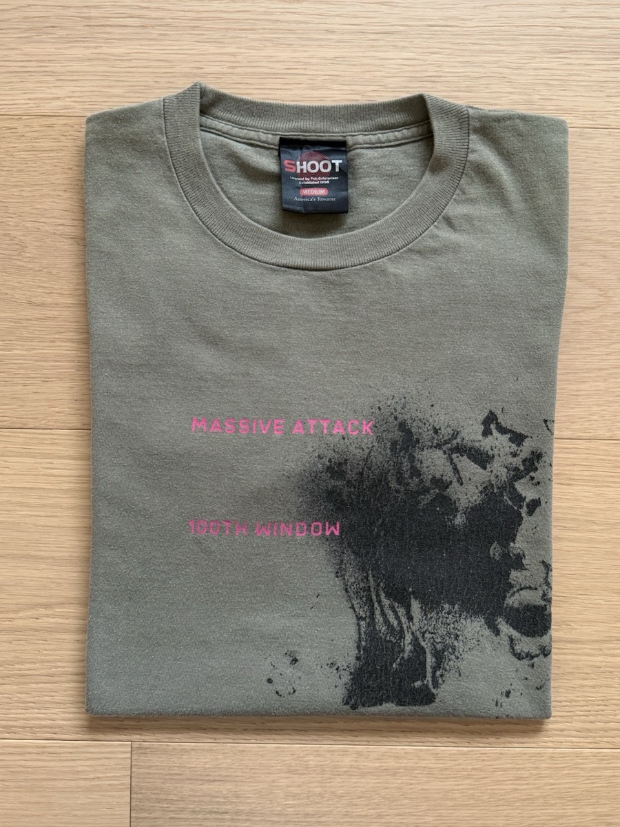 MASSIVE ATTACK 100TH WINDOW Tシャツ サイズL Massive Attack 100th Window T Shirt - Green - Size Medium