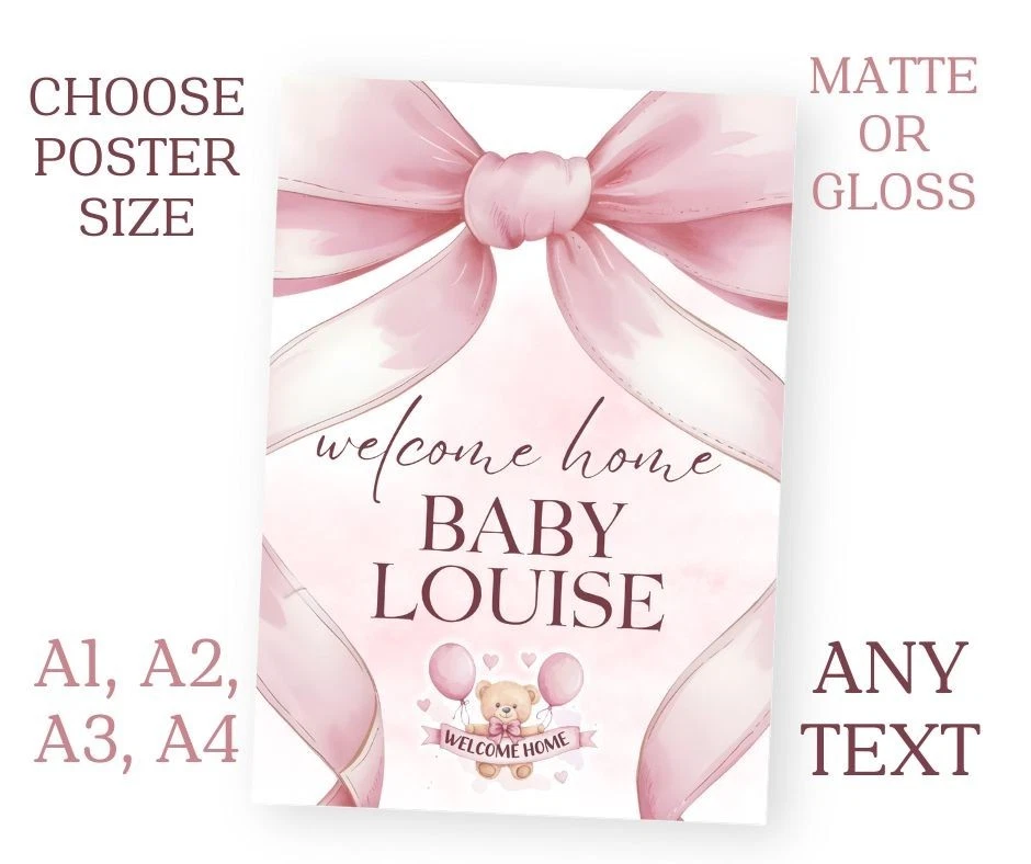 Welcome Home Sign Banner Party Accessory