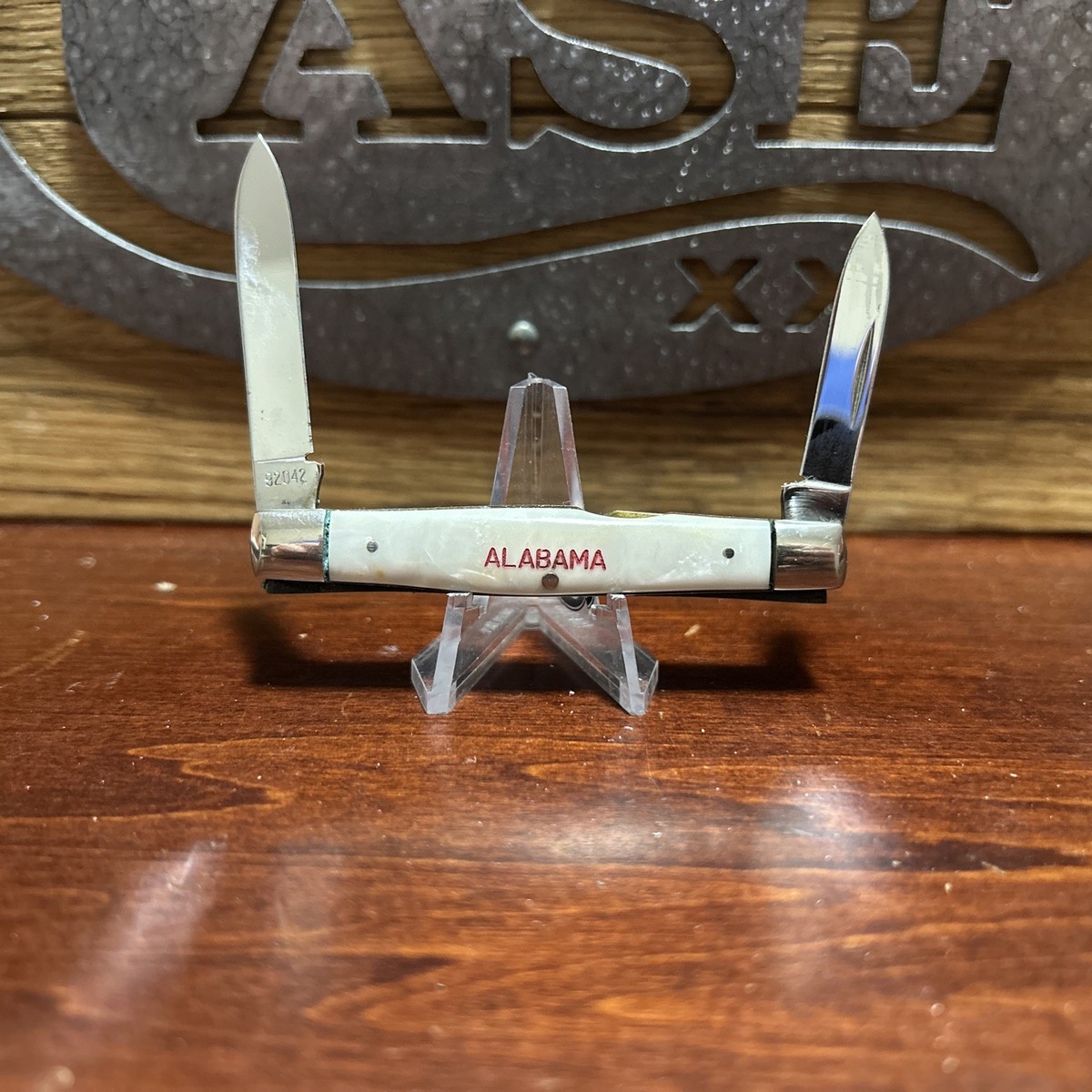 超希少　激レア　1978年当時物　8カ国対抗陸上　8輪マーク　 記念キーホルダー 1978 Case XX 92042 Alabama National Champions Knife White 1363 | eBay