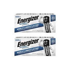 Energizer AAA ULTIMATE Lithium 20 Pack Batteries 1.5v LR03 L92 Digital Camera