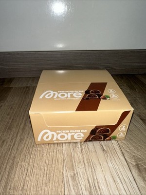 More Nutrition Protein Wafer Bar Milk chocolate Hazelnut 6x 30g OVP