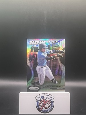 JULIO RODRIGUEZ - 2020 Panini Prizm - Now on Deck #NOD-10 Silver Prizm (RC)