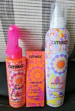 Amika Hair Care Bundle, 3 Full Size Products Included, Brand New
