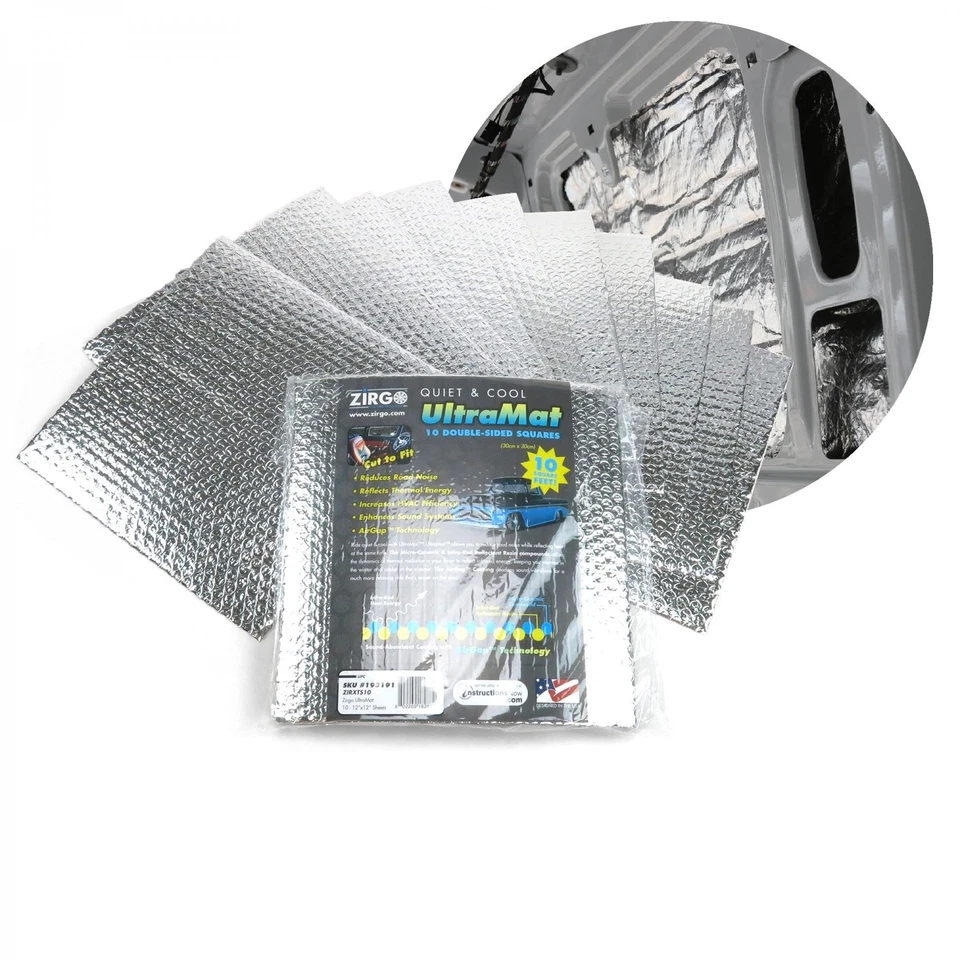 Kit de piso barrera de calor y sonido Ford F150 2004-2008 Foto 2 de 4