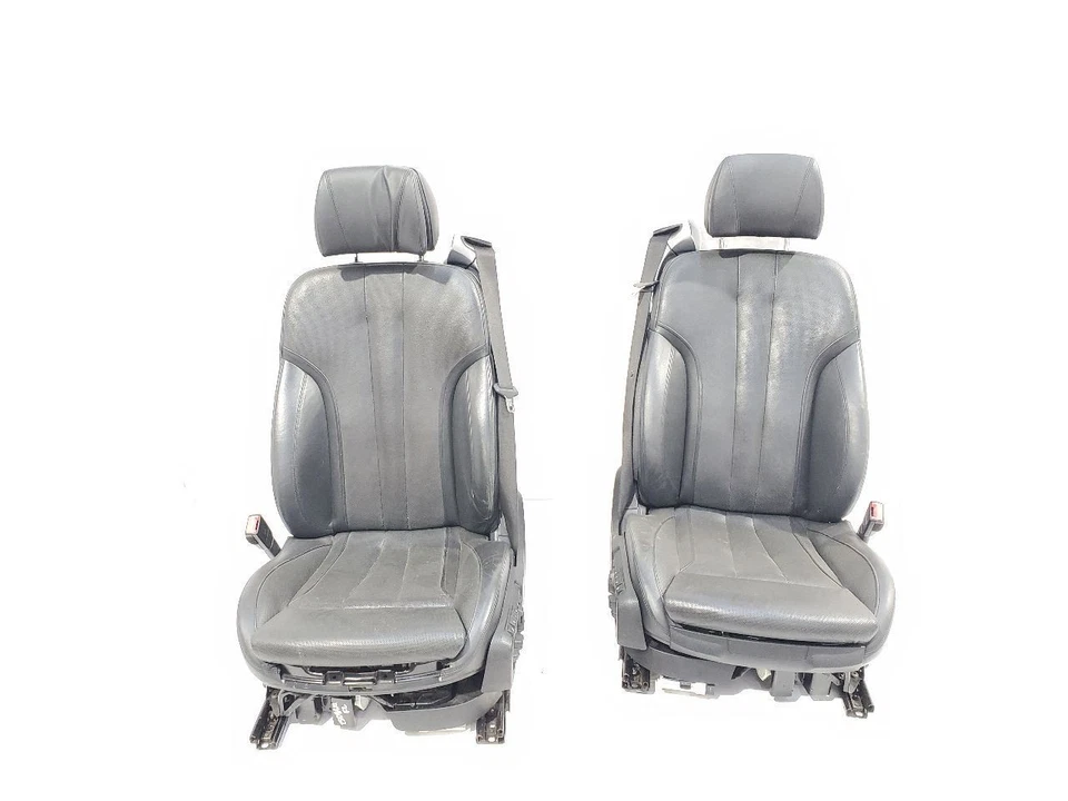 BMW 650I 2013 2014 2015 2016 2017 2018 OEM juego completo asientos de cuero negro  Foto 2 de 4