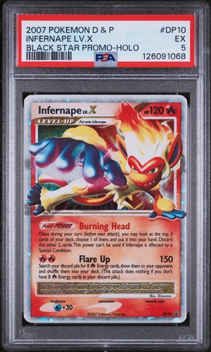 Infernape LV.X graded PSA 5 for sale on eBay