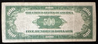 1934G $500 Bill Federal Reserve Note FRN Chicago #G00289373A — photo 2