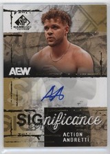 2025 SP Game Used AEW SIGnificance Action Andretti #SIG-AA Auto