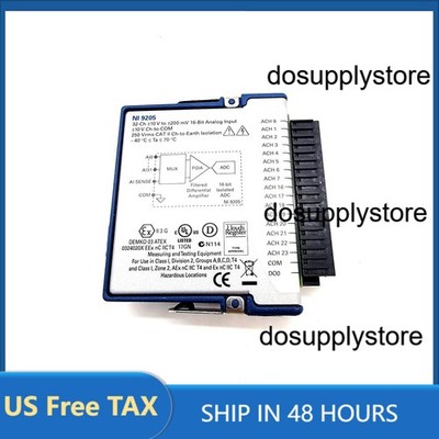 US Free TAX NEW NI NI-9205 NI9205 C Series Voltage Input.