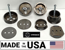 Sr Front Rear Air Spring Ride Mounting Brackets Airbag Mercedes W108 W109 W112