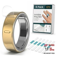 6 Pack Ultra-Thin Clear Protector for Oura Ring Gen 4/4 M Size 9/10/11