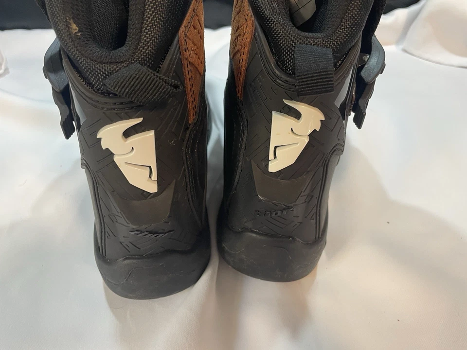 Botas Thor Blitz LS Color Cuero Negro Para Hombre Talla US 8 Offroad Riding Foto 3 de 4