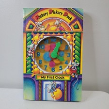 Hickory Dickory Dock My First Clock Tormont Board Book 1995 Kids Learning Toy