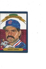 1986 DONRUSS DIAMOND KING CUBS DAVEY LOPES LIGHT WEAR